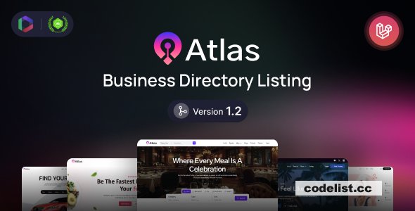 Atlas v1.2 - Laravel Business Directory Listing - nulled