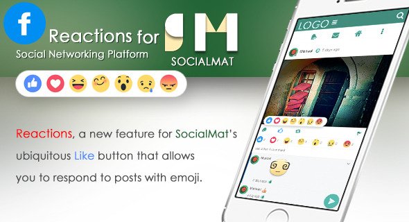 Facebook Style Reaction for SocialMat