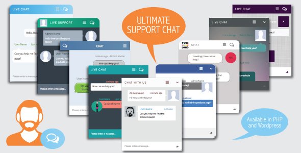 Ultimate Support Chat - PHP Live Chat