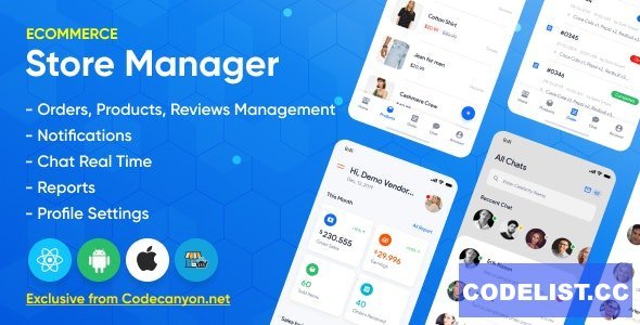 Store Manager v2.0.0 - React Native Application for Wordpress Woocomerce