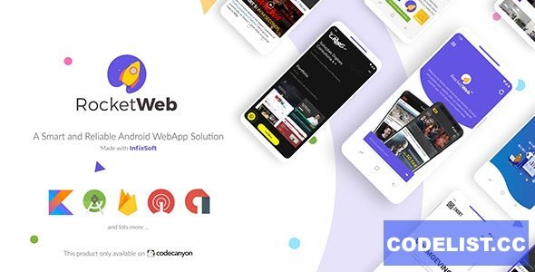 RocketWeb v1.4.3 - Configurable Android WebView App Template