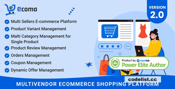 Ecoma v2.0 - Multivendor Ecommerce Shopping Platform - nulled