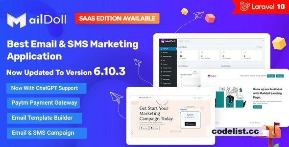 Maildoll v6.11.3 - Email Marketing Application - A SAAS Based Email Marketing Software