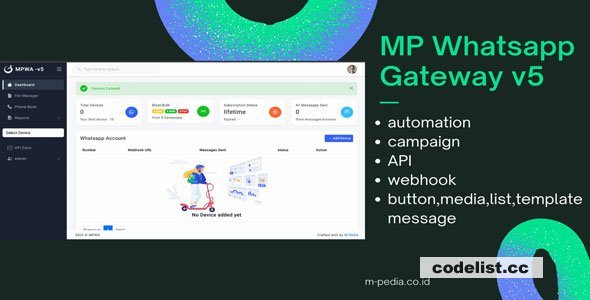 Whatsapp Gateway v7.0.0 - Multi Device - nulled