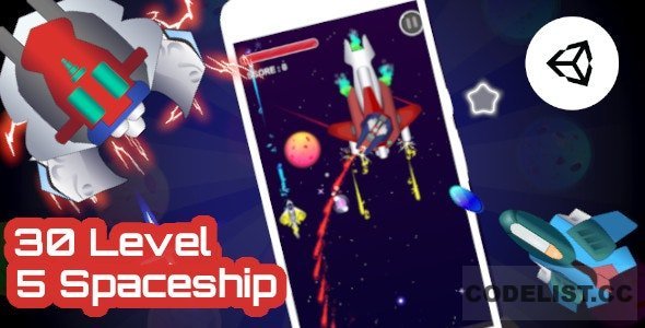 Gallaxy Battle v1.0 - Unity Complete Project With Admob Ad