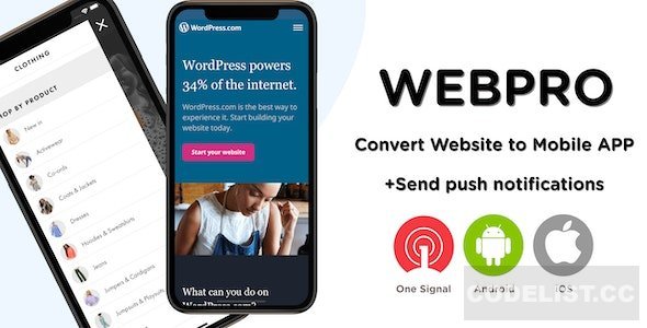 WEBPRO v1.0 - Universal WebView Configurable React Native Mobile Application