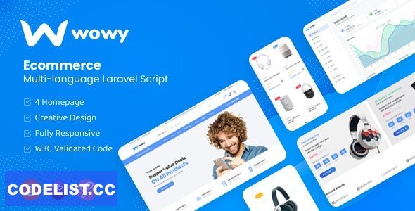 Wowy v1.8 - Multi-language Laravel eCommerce Script