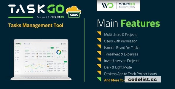 TaskGo SaaS v5.8 – Tasks Management Tool - nulled