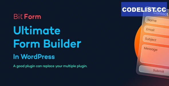 Bit Form Pro v2.8.0 - Ultimate Form Builder In WordPress