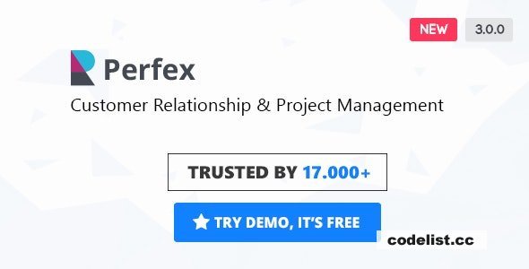 Perfex v3.1.0 - Powerful Open Source CRM