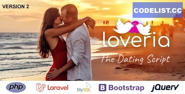 Loveria v2.0.0 - The Laravel PHP Dating Script
