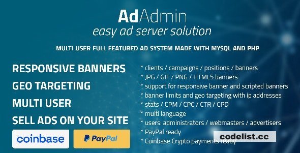 AdAdmin v4.2.7 - Easy full featured ad server