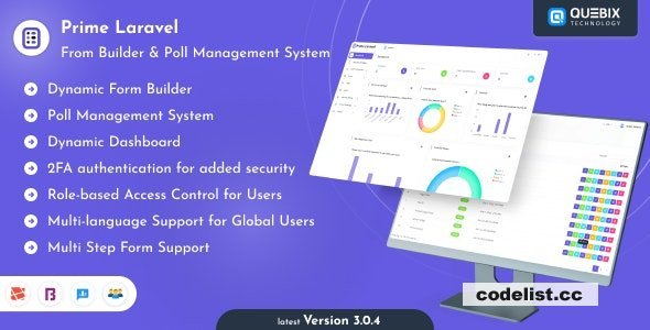 Prime Laravel v3.0.5 - Form Builder & Poll Management System - nulled