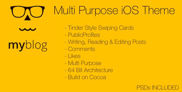 MyBlog Multi Purpose iOS Theme