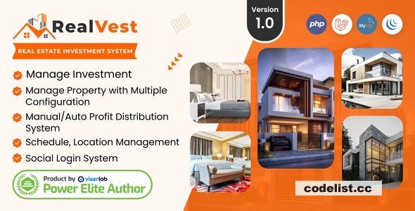 RealVest v1.0 - Real Estate Investment System - nulled