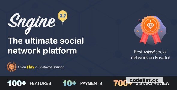Sngine v4.0 - The Ultimate PHP Social Network Platform - nulled