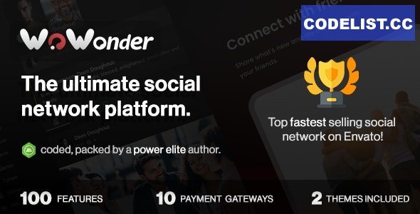 WoWonder v4.1.5 - The Ultimate PHP Social Network Platform - nulled