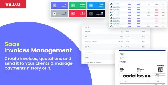 Invoice SaaS Management System v6.0.3 - Invoices SaaS / Billing Management / Laravel Invoice Management