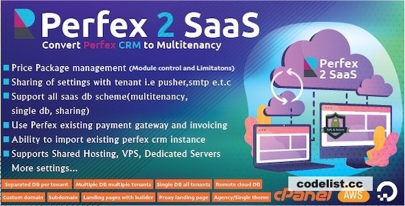 Perfex CRM SaaS Module v0.3.0 - Transform Your Perfex CRM into a Powerful Multi-Tenancy Solution
