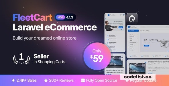 FleetCart v4.7.6 - Laravel Ecommerce CMS - nulled