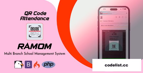 Ramom School QR Code Attendence v1.0