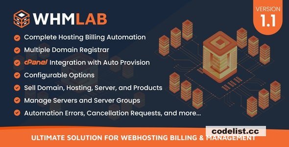 WHMLab v1.2 - Ultimate Solution For WebHosting Billing And Management - nulled