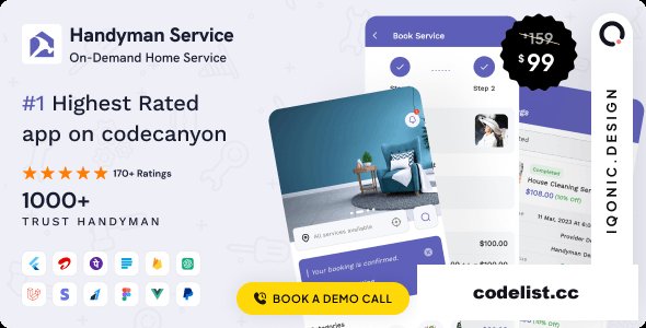 Handyman Service v11.5.3 - On-Demand Home Service Flutter App with Complete Solution + ChatGPT