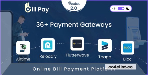 BillPay v2.0 - Topup, Recharge and Utility Bill Payment Solution