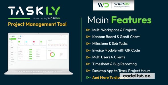TASKLY v6.1 – Project Management Tool - nulled