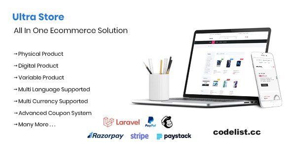 Ultra Store v1.3 - Multi Language Ecommerce System