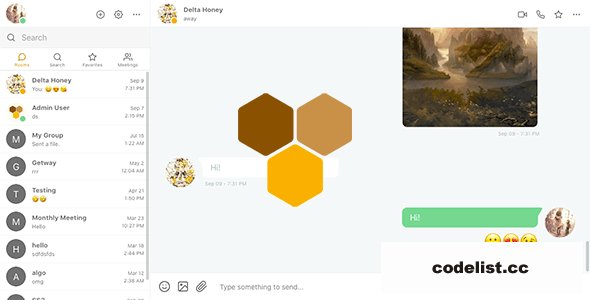 Clover v2.9.1 - Real-Time Messaging, Audio & Video Conferencing Web App - Node.js, React, WebRTC, Socket.IO