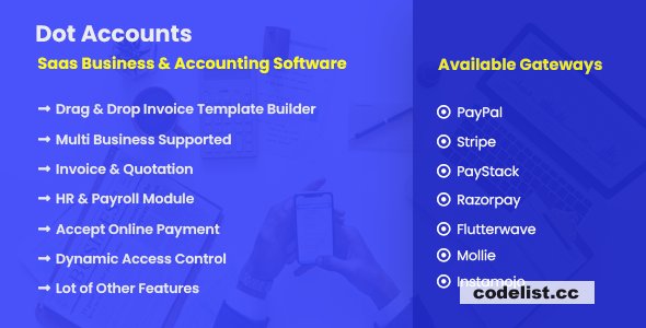Dot Accounts v2.7 - SaaS Business &amp; Accounting Software