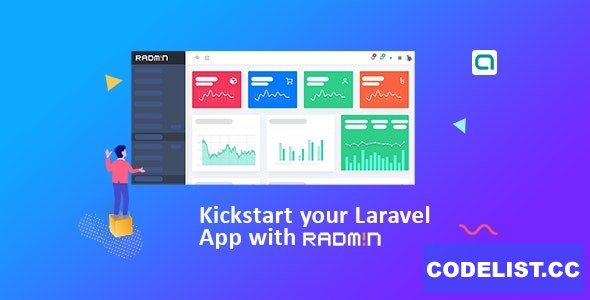 Radmin v3.2.0 - Laravel Admin starter with REST API, User Roles & Permission