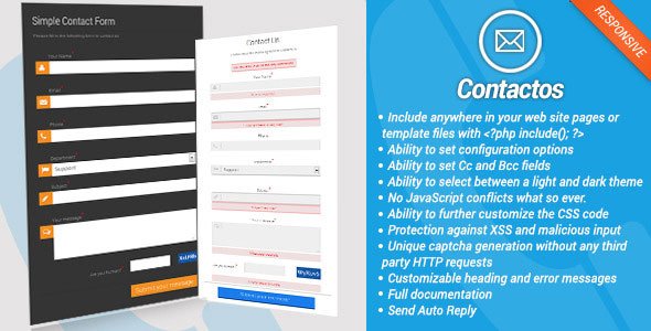 Cross Platform Simple PHP Contact Form