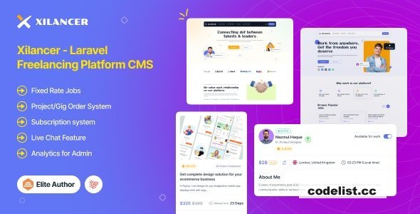 Xilancer v2.3.0 - Freelancer Marketplace Platform with Services & Projects - nulled
