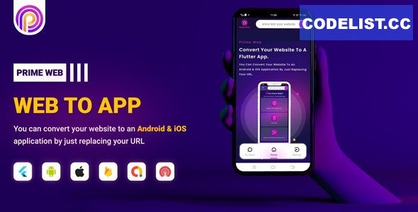 Prime Web v1.0.5 - Convert Website to a Flutter App