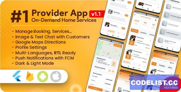 Service Provider App for On-Demand Home Services Complete Solution v2.0.0