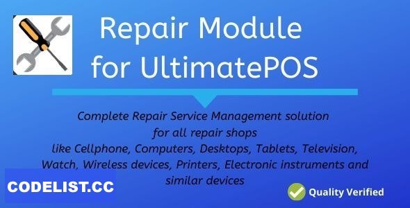 Advance Repair module for UltimatePOS v1.7 - nulled
