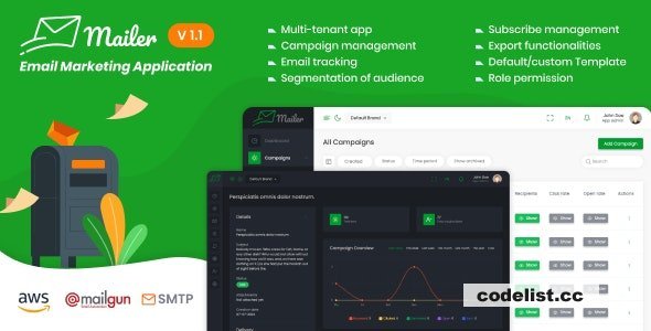 Mailer v1.2 - Email Marketing Application - nulled