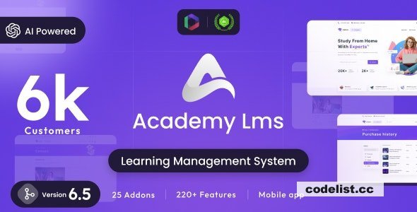 Academy LMS v6.5 - Learning Management System - nulled