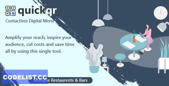 QuickQR v6.3.5 - Saas - Contactless Restaurant QR Menu Maker - nulled