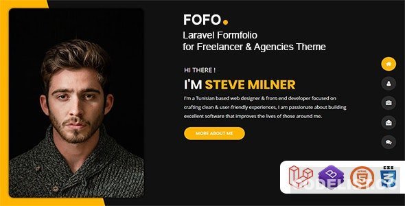 Fofo v1.0 - Laravel Formfolio for Freelancer & Agencies Theme