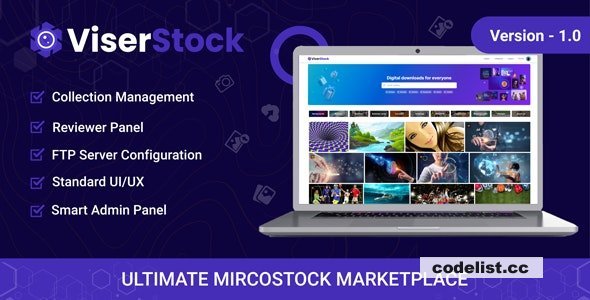ViserStock v2.2 - Ultimate Microstock Marketplace - nulled
