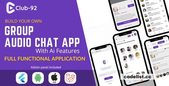 Club-92 v1.0 - A Fully Functional Clubhouse Clone for Voice-Based Social Networking