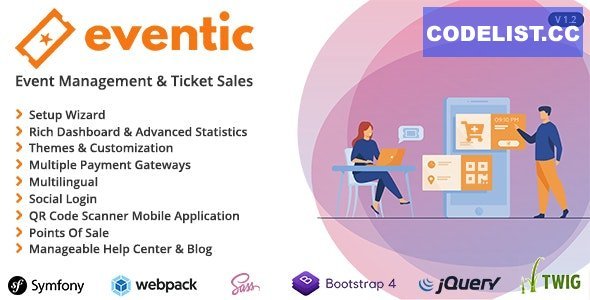 Eventic v1.5 - Ticket Sales and Event Management System