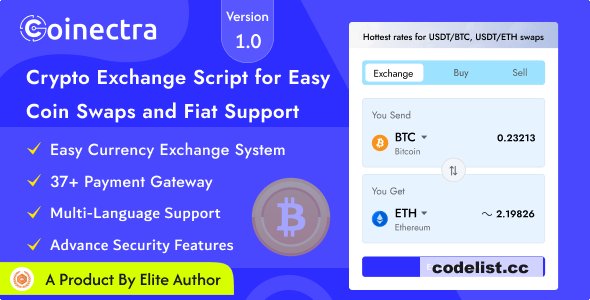 Coinectra v1.1 - Buy, Sell and Crypto Currency Exchange Script - nulled