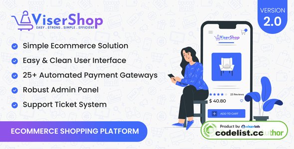 ViserShop v2.0 - eCommerce Shopping Platform - nulled