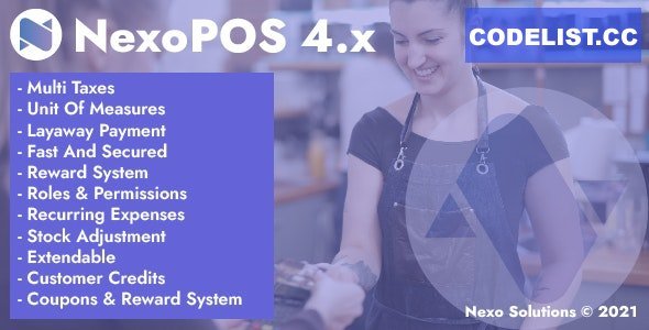 NexoPOS 4.8.20 - POS, CRM &amp; Inventory Manager