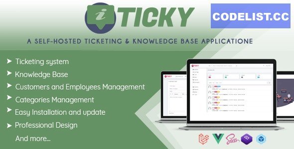 Ticky Helpdesk v1.7.0 - Support Ticketing System &amp; Knowledge base