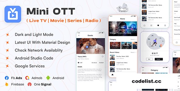 Mini OTT v1.0 - Live TV, Streaming, Movie, Radio